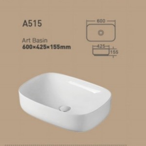 Lavabo Ovalado de Cerámica de Estilo Europeo Moderno, Lavamanos Creativo y Personalizado en Blanco Mate - Product Image 4