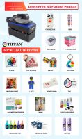 Printer UV Flatbed 6090 A1 Kecepatan Tinggi Kualitas Tinggi untuk Label 3D dengan Tinta Lembut Kepala I3200 Printer UV Format Besar A1