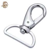Kait Lobster Putar dari Paduan Seng, Pengait Logam untuk Tali Tas, Tali Hewan Peliharaan, Kekang Kuda, Aksesoris Perlengkapan