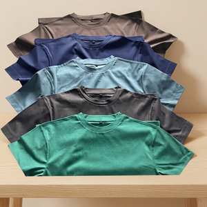 Wholesale Men's Long Sleeve Running <b>Tshirt</b> Front Sublimation Printed Custom Quick Dry 100% Cotton Jersey Anti-UV Oversized Fit - Product Image 3
