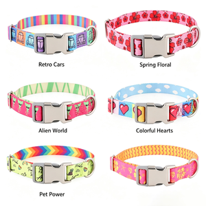 Custom Heat Transfer Print Pet <b>Collars</b> <b>Large</b> <b>Dog</b> Walking <b>Dog</b> <b>Collars</b> Alaska Adjustable <b>Dog</b> <b>Collars</b> <b>Collars</b> - Product Image 6