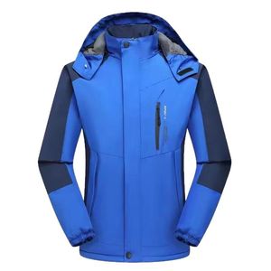 Veste coupe-vent pour homme avec doublure en polaire, épaissie, pour sports de plein air, combinaisons de montagne pour homme et femme, vêtements rembourrés en coton - Product Image 5
