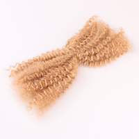 Capelli ricci africani alla rinfusa Afro crespo capelli ricci per riparazione Locs Extension Cheveux humains afro crepus treccia capelli