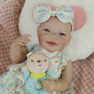 Lifereborn-Muñeca realista para recién nacidos, bebé recién nacido de vinilo de silicona, muñeca realista asequible con características personalizadas - Product Image 3