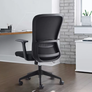 Nouvelles chaises de bureau pivotantes exécutives modernes de haute qualité avec cadre en bois, réglables en hauteur et inclinables, en maille - Product Image 2