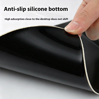 Tapis de souris ergonomique avec repose-poignet, rembourrage en mousse à mémoire de forme de qualité supérieure pour soulager la douleur pour ordinateur portable