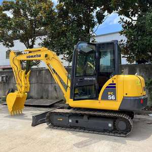 Machine à vendre en provenance du Japon, Komatsu PC56, vente chaude, excavatrice sur chenilles hydraulique japonaise de 5,6 tonnes, Komatsu PC56-7, excavatrice à vendre - Product Image 4