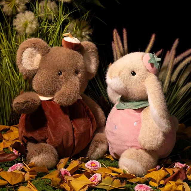 Cute Animal Smart AI Comforter Plush Doll Toy Elephant Rabbit Children's House Companion Creative Gift 30cm Wholesale