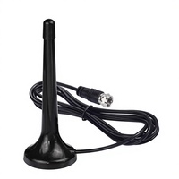 Antenne télescopique DAB FM pour la maison, gain élevé, base magnétique de 3 m, radio TV universelle