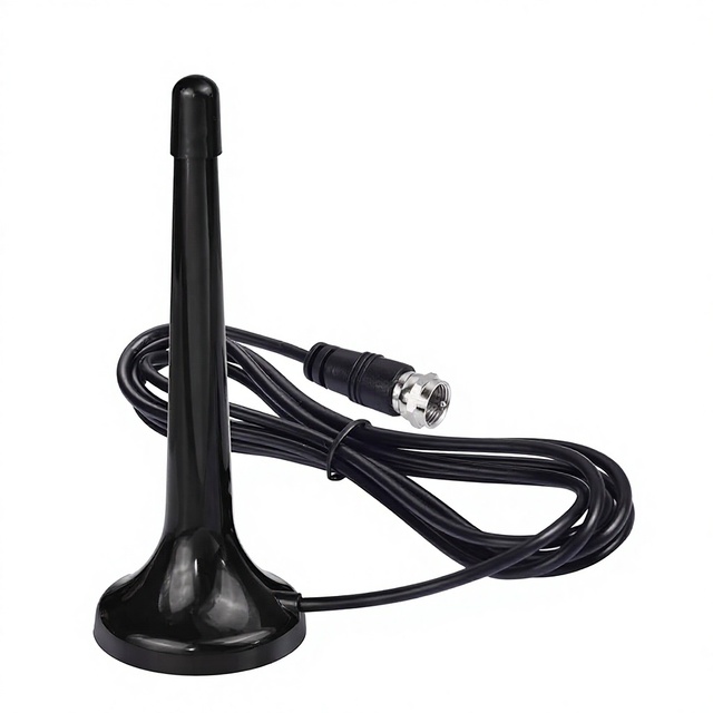 Household DAB FM Telescopic Antenna High Gain 3m Magnetic Base TV Radio Universal
