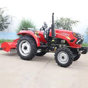 Barato mini 50HP 60HP 70HP tratores agrícolas atacado agricultura 4 tempos pequeno jardim andando trator para venda com rebento Rotary