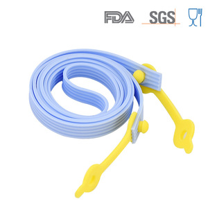 Bouteille d'eau pour enfants avec sangle d'épaule en silicone, portable, pour les voyages en plein air, sangle bandoulière rose bleu, pour les étudiants - Product Image 5