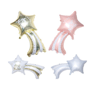 Nuevo 2026 globo de papel de aluminio con forma de meteorito decoraciones de fondo de fiesta de año nuevo español globos de Feliz Año Nuevo - Product Image 1