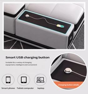 <span class=keywords><strong>Sofa</strong></span> Ruang Tamu Modern untuk Rumah, <span class=keywords><strong>Sofa</strong></span> Kulit, Furnitur Mewah - Product Image 4