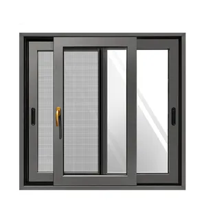 AS2047 TOMA triple glazed aluminium and timber windows aluminium glass sliding windows with grill timber look aluminium windows
