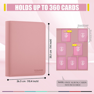 Scatola Personalizzata con Logo, Raccoglitore per Carte a 9 Tasche, Album con 360 Tasche per Carte Collezionabili, Album con Cerniera a 9 Tasche - Product Image 2