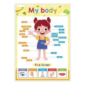 Educação Infantil Flip Chart Letras de animais e frutas em cartaz inglês - Product Image 1