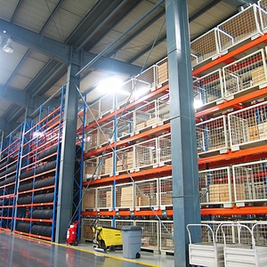 Cremagliera industriale pesante cremagliera in metallo carrello elevatore accessibile magazzino di stoccaggio pesante Pallet ci ha certificato - Product Image 6