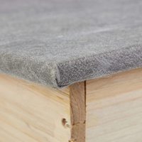 Maison pour hérissons en bois avec toit imperméable
