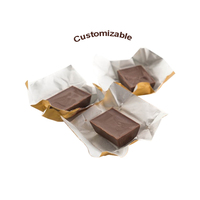 Papier d'aluminium alimentaire pour emballage de chocolat, feuille de papier d'aluminium laminé doré