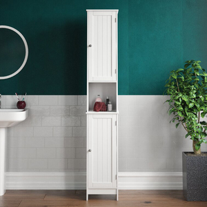 2023 Luxury Wood American Shallow Narrow <strong>Bathroom</strong> Furniture Thin <strong>Tall</strong> Shelf <strong>Storage</strong> Cabinet for <strong>Bathroom</strong> with Ample <strong>Storage</strong> - Product Image 2