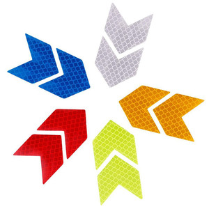 Cinta reflectante de flecha, adhesivo de advertencia de seguridad, para camión, motocicleta, coche, Estilismo, 10 Uds. - Product Image 3