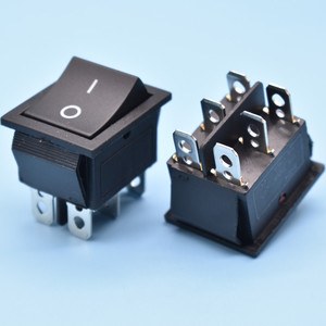 Interruptor Basculante LED KCD4 16A 250V 20A 125V con Certificación IEC CB CE KC ETL, 12v 6 Pines, Lámpara Indicadora Roja con T85 <span class=keywords><strong>r11</strong></span> R4s R19a 1e4 DPST - Product Image 2