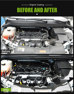 Agent de revêtement de moteur, <span class=keywords><strong>nettoyant</strong></span> de compartiment de moteur, élimine l'huile lourde, nettoie la voiture, vernis de voiture, revêtement céramique, capacité de 500ML - Product Image 5