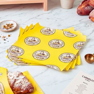 Custom Printed Food Grade Grease Proof Wrapping <b>Paper</b> With Logo for Burger Burrito Taco Deli Sandwich Wrapping <b>Paper</b> - Product Image 5