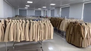 Janefur Diseño Señoras Invierno Grueso <span class=keywords><strong>Teddy</strong></span> <span class=keywords><strong>Chaleco</strong></span> Abrigo Mujeres Oversize Real Sheep Shearling <span class=keywords><strong>Chaleco</strong></span> - Product Image 3