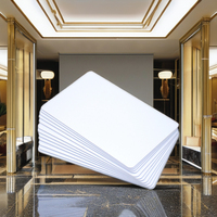 Carte intelligente NFC vierge 13,56 MHz avec puce S50 213/215/216, mini-étiquette de paiement, carte RFID en PVC imprimable par jet d'encre/UV pour hôtel