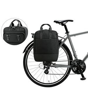 <span class=keywords><strong>Sac</strong></span> <span class=keywords><strong>à</strong></span> <span class=keywords><strong>dos</strong></span> de <span class=keywords><strong>vélo</strong></span> unisexe, sacoche arrière en polyester avec fermeture éclair, noir, réfléchissant, taille moyenne, hydrofuge, <span class=keywords><strong>pour</strong></span> <span class=keywords><strong>porte</strong></span>-bagages de voyage en extérieur - Product Image 5
