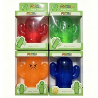 Mokilu Grumpy Cactus Squishy, Jouet anti-stress à montée lente en maltose, Jouet à presser pour la décompression, Jouet pour soulager le stress