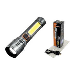 Bán Hot Telescopic Zoom lumens cao linterna có thể sạc lại đèn lồng COB trắng <span class=keywords><strong>LED</strong></span> <span class=keywords><strong>Torch</strong></span> ánh sáng chiến thuật đèn pin - Product Image 6