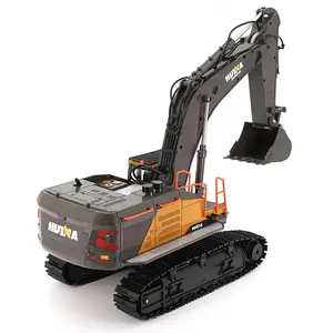 2020 neue Huina 1592 Bagger Bau LKW Geschenk Spielzeug Legierung Metall Fahrzeug Modellbau Fernbedienung r c rc Autos pielzeug