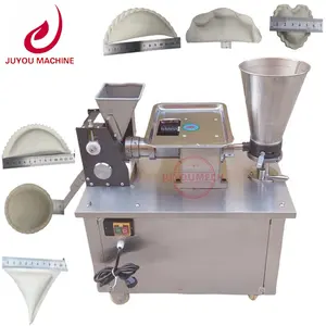 Mini Molder Ravioli Japonês semi-dobrado Pelmeni Gyoza Máquina de Empanada de Samosa totalmente automática para fazer bolinhos