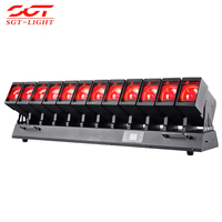 Barra de Luz Móvil Superbrillante 12x60W RGBW 4 en 1, Barra de Ondas 1260 DMX512 con Zoom, Luz de Escenario para DJ, Discoteca, Club Nocturno