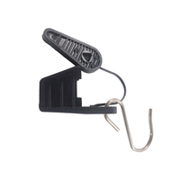 Accesorios de Fibra Óptica FTTH, Abrazadera de Anclaje para Cable de Bajada con Gancho en S, Abrazadera de Plástico Tipo S para Cable, Retenedor de Cable para Instalación Aérea