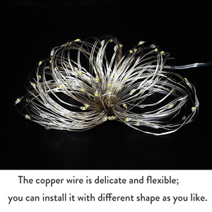 <strong>USB</strong> Powered 5V LED Silver Copper Wire String <strong>Lights</strong> 5M 50 LEDs Garland for Home Christmas Wedding Party Decoration <strong>Fairy</strong> <strong>Light</strong> - Product Image 3