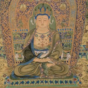 Statues de Bouddha de la dynastie Yuan LINGFENG, bénédiction spirituelle, dessinées à la main, exclusivement écologiques, qualité artistique, papier de soie/papier Xuan - Product Image 6