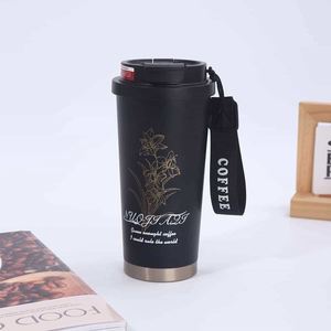 <b>Double</b> <b>Wall</b> Stainless Steel Thermal Cup <b>Double</b> Mouth Coffee Mug Custom Color and Logo Gift Bottle - Product Image 3