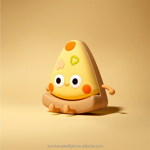 Fábrica al por mayor lindo <span class=keywords><strong>Pizza</strong></span> Patting pequeña Luz <span class=keywords><strong>De</strong></span> noche Led USB alimentación silicona luz <span class=keywords><strong>de</strong></span> noche Luce <span class=keywords><strong>de</strong></span> navidade - Product Image 6