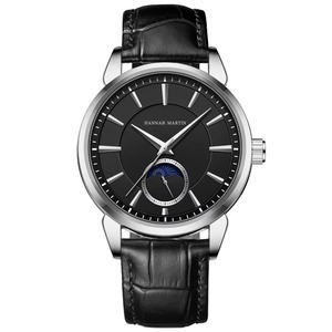 Montre à quartz pour homme de 41 mm, étanche 3 BAR, boîtier doré, légère (60 g), style décontracté et professionnel - Product Image 1