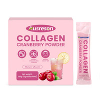 Boisson au collagène et canneberge VitaSpring OEM pour l'éclaircissement de la peau, les cheveux et les ongles, supplément prébiotique, vitamines, poudre de collagène et canneberge