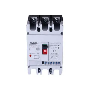 ANDELI AM1E-250/3300 100 125 140 160 180 200 225 250 Amp 160 Amp Mccb Breaker Circuit Breaker Yueqing