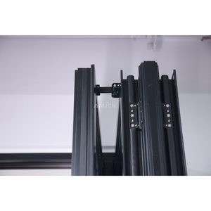 Puertas Plegables de Aluminio AMJ Estilo Americano Resistentes a Huracanes con Certificación NFRC, Puertas Exteriores Plegables Resistentes a la Intemperie <span class=keywords><strong>para</strong></span> Regiones Costeras - Product Image 2