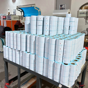 Mẫu miễn phí của không thấm nước dính nhiệt nhãn vận đơn giấy Sticker 30*20mm/40*20mm/40*30mm cho bao bì nhãn - Product Image 1