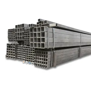 China SHS RHS 20x20mm 50x50mm 40x40mm Black Iron Tube Square/Rectangular Hollow Section Steel Carbon Steel Pipe/Tube On Sale