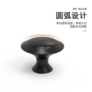 Modern Round Cabinet Handle Stainless Steel Brushed Antirust Drawer Knob Single Hole Furniture Hardware - Product Image 3