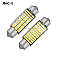 Ampoules LED JIACHI C5W Canbus sans erreur 39mm 30SMD 3014 pour intérieur de voiture et plaque d'immatriculation, blanc 6000k-6500k 12V 2.8W